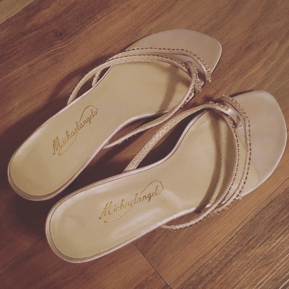 Michaelangelo (David’s Bridal) Rhinestone Heels
